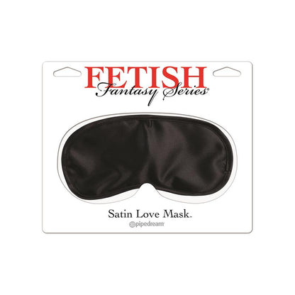 FETISH FANTASY SERIES - ANTIFAZ DE SATÉN NEGRO