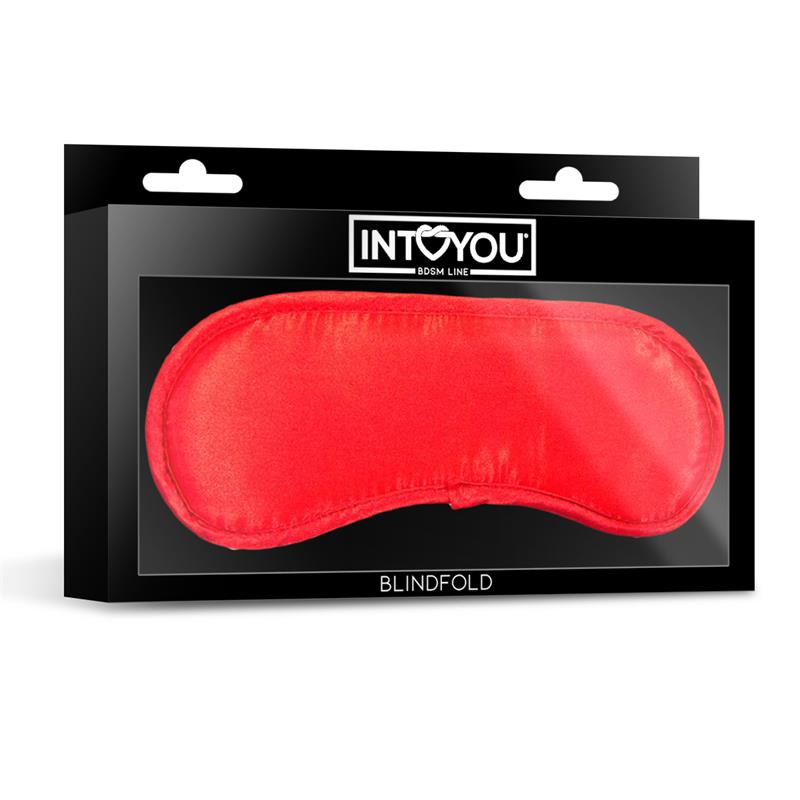 INTOYOU BDSM LINE - ANTIFAZ DE SATÉN ROJO