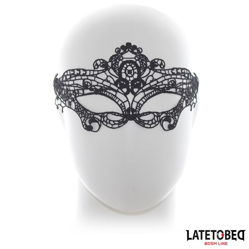 LATETOBED BDSM LINE - ANTIFAZ ELEGANTE NEGRO