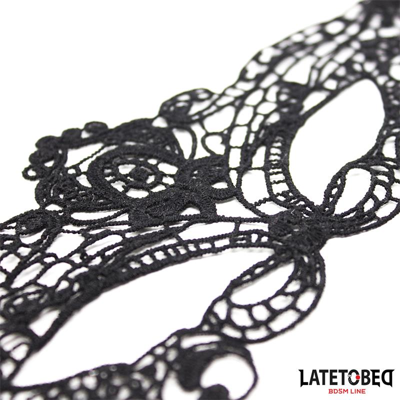 LATETOBED BDSM LINE - ANTIFAZ ELEGANTE NEGRO