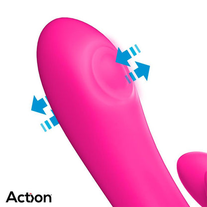 ACTION - ANTONY VIBRADOR CON DOUBLE TAPPING Y FUNCIÓN FINGER
