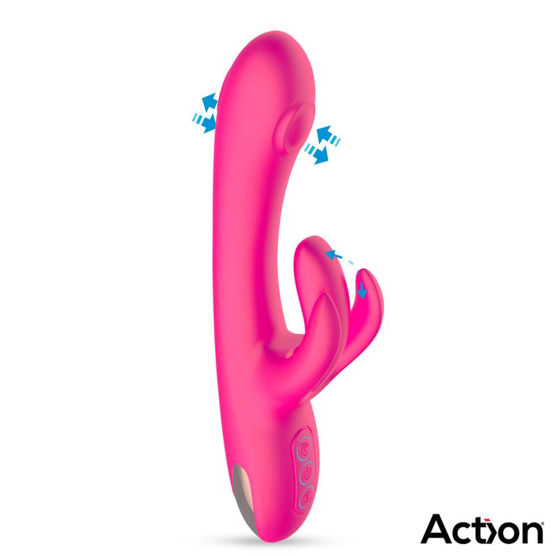 ACTION - ANTONY VIBRADOR CON DOUBLE TAPPING Y FUNCIÓN FINGER