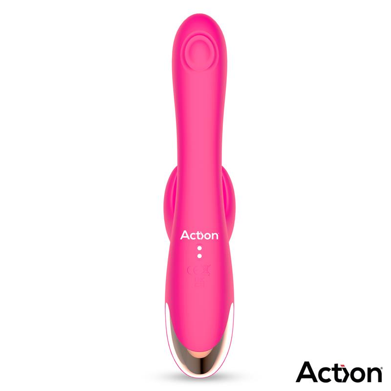 ACTION - ANTONY VIBRADOR CON DOUBLE TAPPING Y FUNCIÓN FINGER
