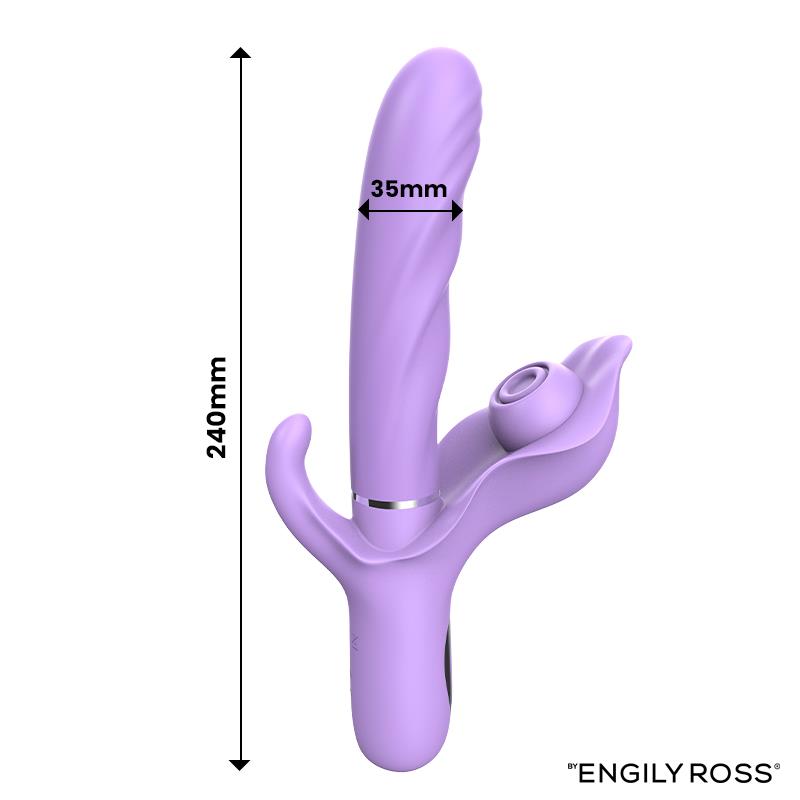 ENGILY ROSS - APOLLO VIBRADOR CON THRUSTING, TAPPING Y SUCCIÓN