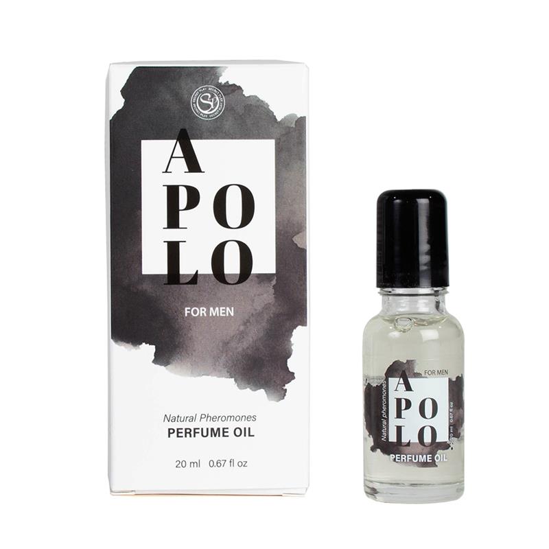 SECRET PLAY - APOLO PERFUME EN ACEITE CON FEROMONAS 20 ML