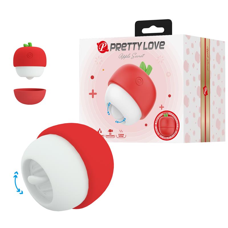 PRETTYLOVE - APPLE SECRET ESTIMULADOR CON LENGUA