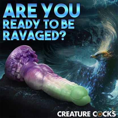 CREATURE COCKS - AQUA PHOENIX DILDO SILICONA