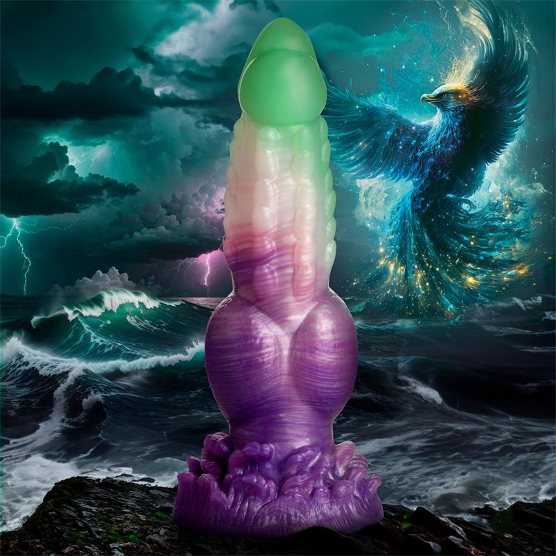 CREATURE COCKS - AQUA PHOENIX DILDO SILICONA