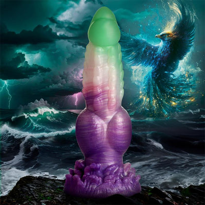 CREATURE COCKS - AQUA PHOENIX DILDO SILICONA