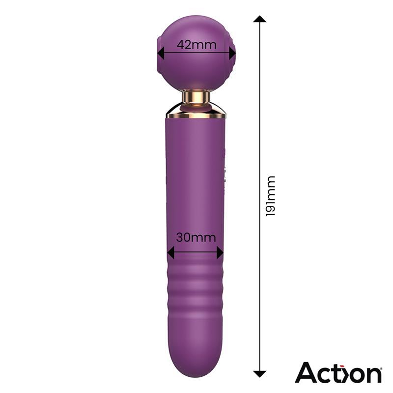 ACTION - ARION MASAJEADOR CON SUCCIÓN, THRUSTING Y PULSACIÓN