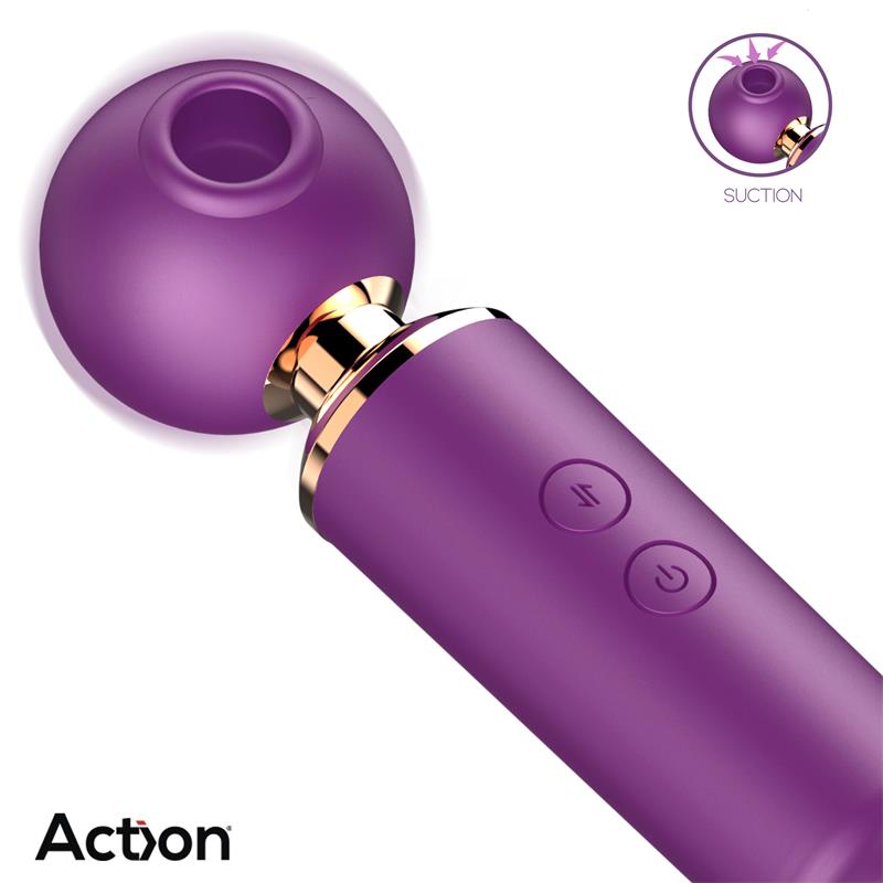 ACTION - ARION MASAJEADOR CON SUCCIÓN, THRUSTING Y PULSACIÓN