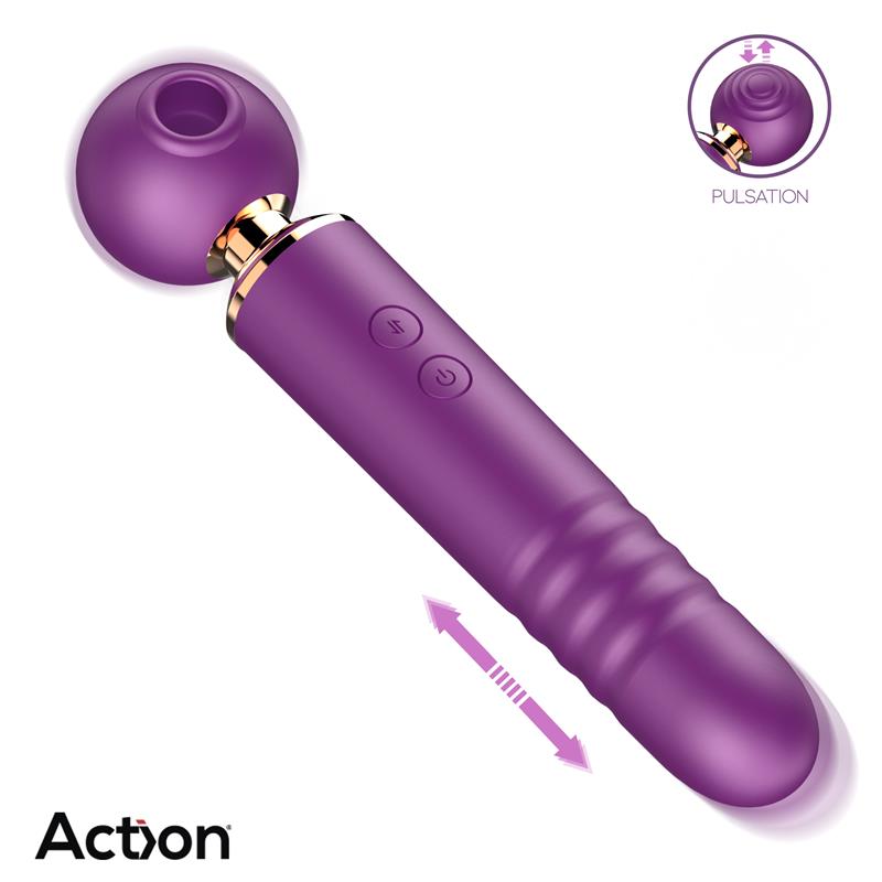 ACTION - ARION MASAJEADOR CON SUCCIÓN, THRUSTING Y PULSACIÓN
