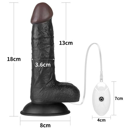 LOVETOY - ARNÉS AJUSTABLE CON DILDO 10 FUNCIONES 7.0