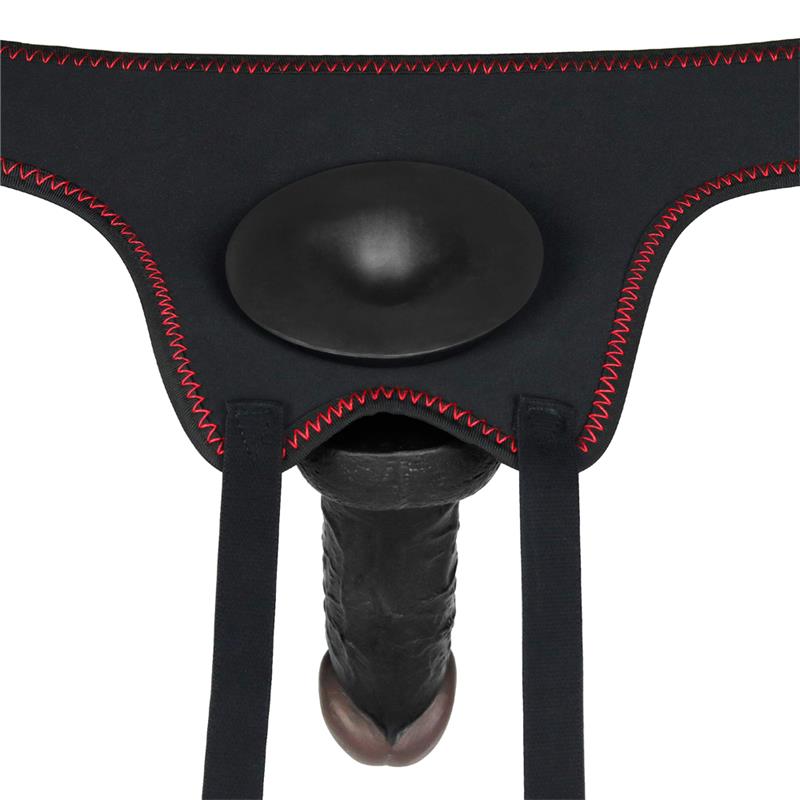 LOVETOY - ARNÉS AJUSTABLE CON DILDO 10 FUNCIONES 7.0