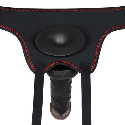 LOVETOY - ARNÉS AJUSTABLE CON DILDO 10 FUNCIONES 7.0