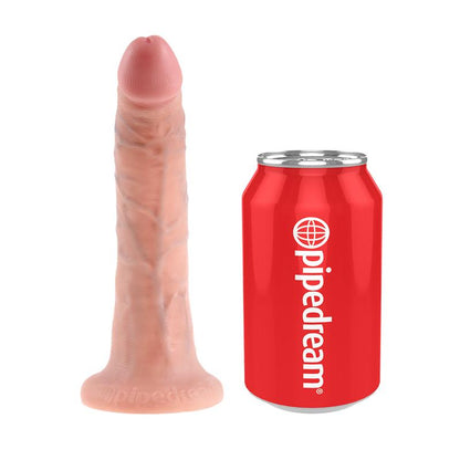 KING COCK - ARNÊS AJUSTÁVEL COM DILDO 7 COR NATURAL