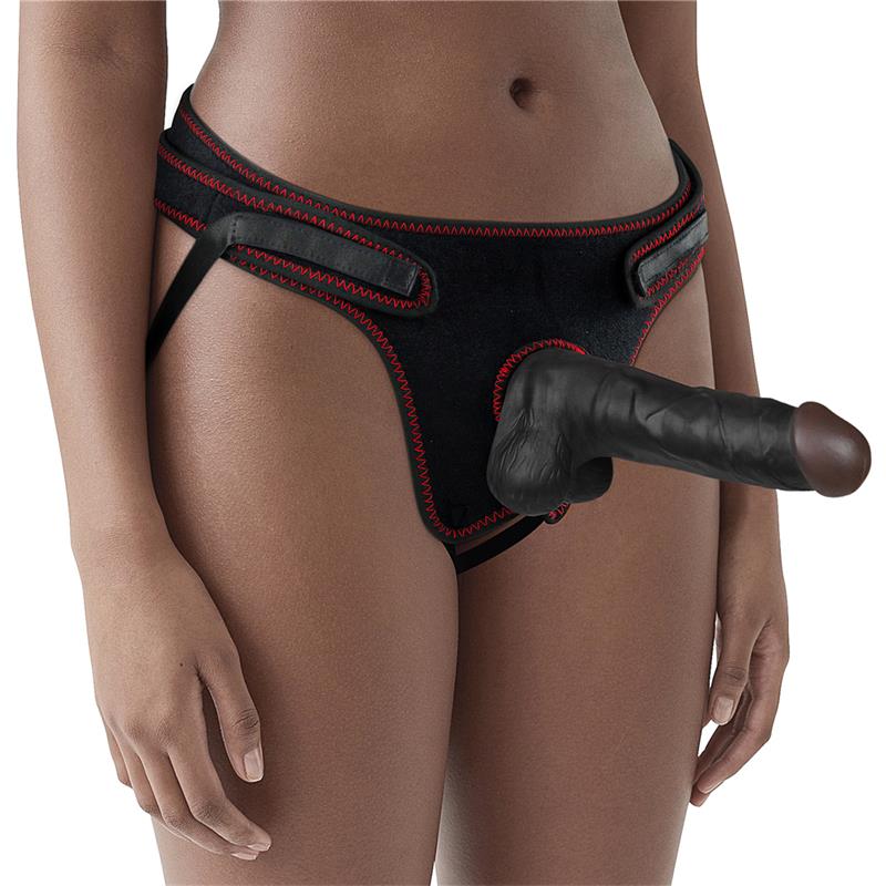 LOVETOY - ARNÉS AJUSTABLE CON DILDO 7.5