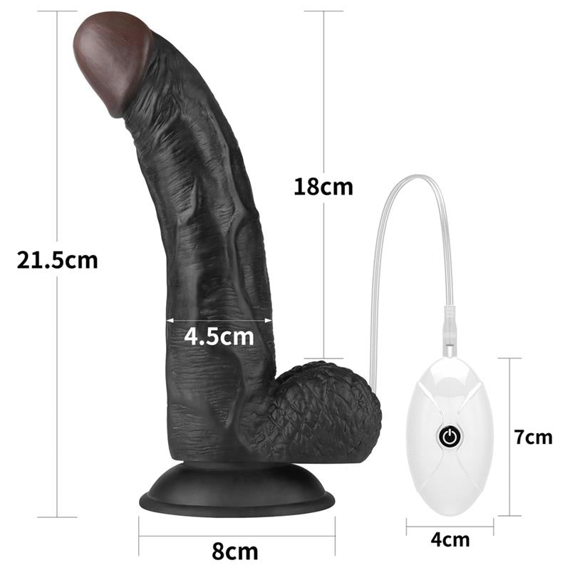 LOVETOY - ARNÉS AJUSTABLE CON DILDO 8.5 10 FUNCIONES