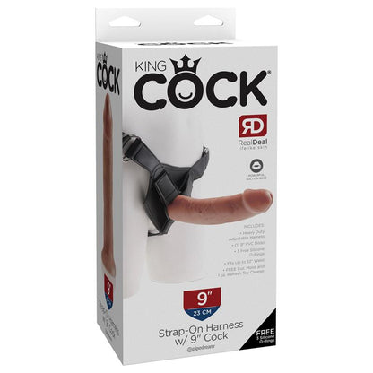 KING COCK - ARNÉS AJUSTABLE CON DILDO 9 BRONCEADO