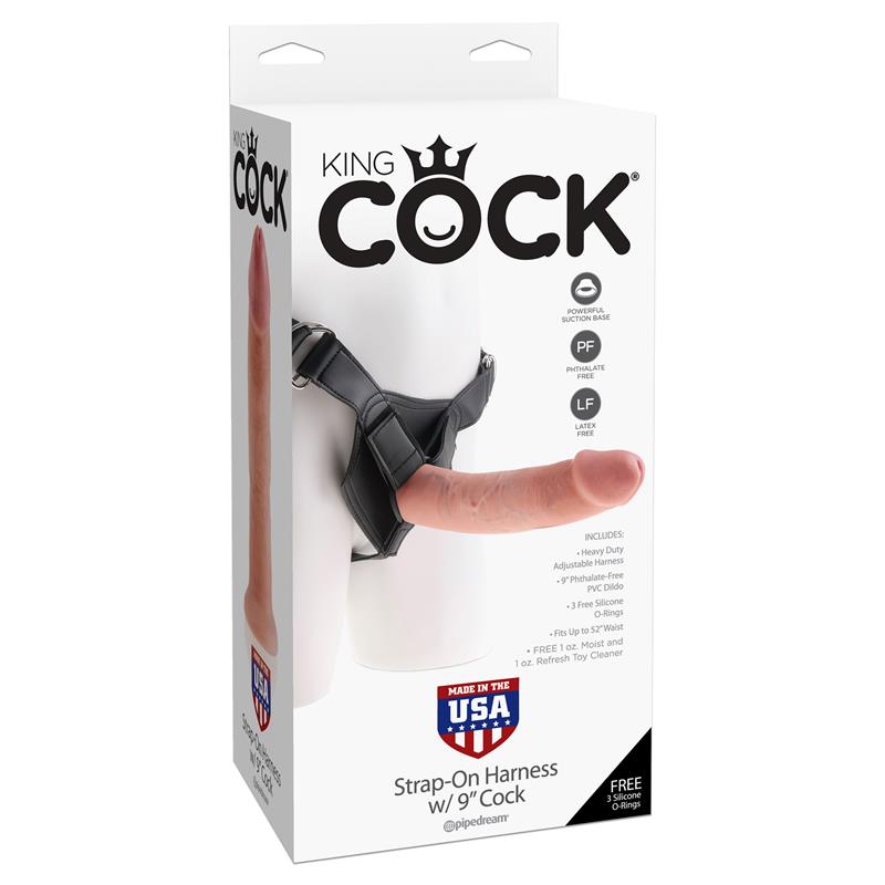 KING COCK - ARNÉS AJUSTABLE CON DILDO 9