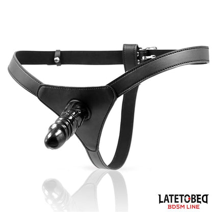 LATETOBED BDSM LINE - ARNÉS AJUSTABLE CON DILDO SEMI REALISTA