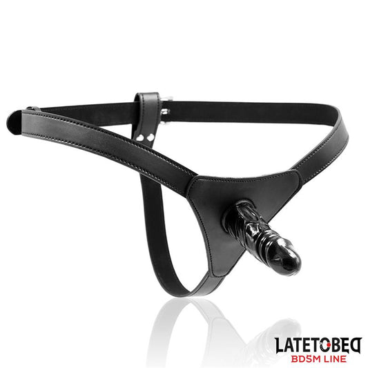 LATETOBED BDSM LINE - ARNÉS AJUSTABLE CON DILDO SEMI REALISTA