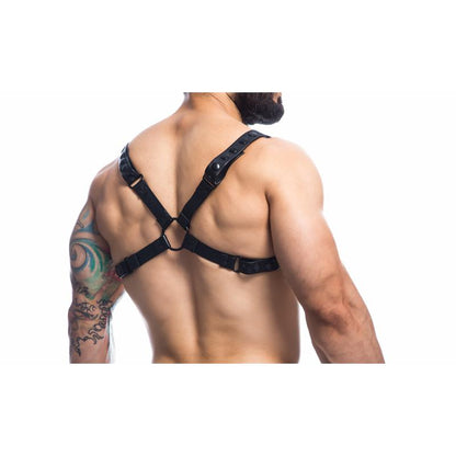 CUT4MEN - ARNÉS BONDAGE DE PECHO PARTY BLACK AJUSTABLE TALLA ÚNICA