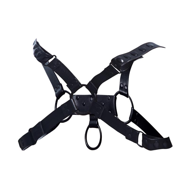 CUT4MEN - ARNÉS BONDAGE DE PECHO PARTY BLACK AJUSTABLE TALLA ÚNICA