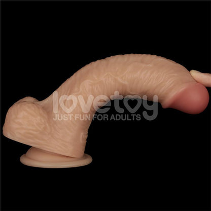 LOVETOY - ARNÉS CON DILDO CON VIBRACIÓN 8.5