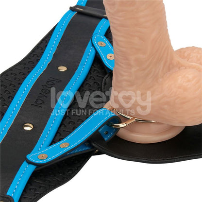 LOVETOY - ARNÉS CON DILDO CON VIBRACIÓN 8.5