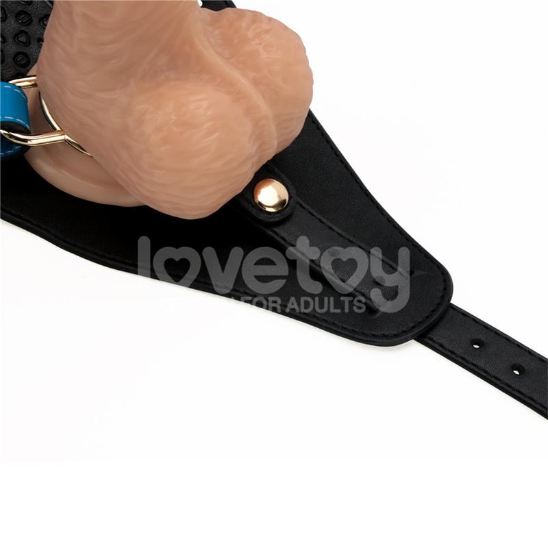 LOVETOY - ARNÉS CON DILDO CON VIBRACIÓN 8.5