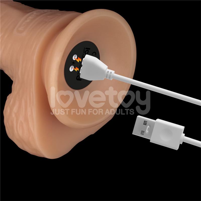 LOVETOY - ARNÉS CON DILDO CON VIBRACIÓN 8.5