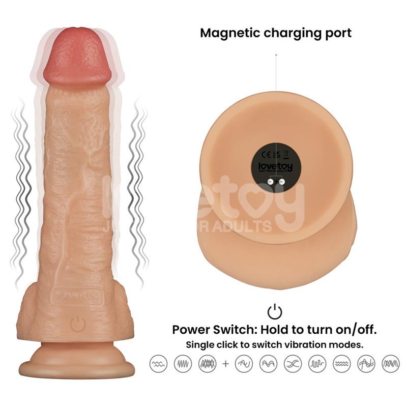 LOVETOY - ARNÉS CON DILDO CON VIBRACIÓN 8