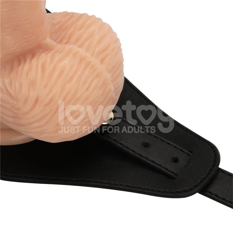 LOVETOY - ARNÉS CON DILDO CON VIBRACIÓN 9.5