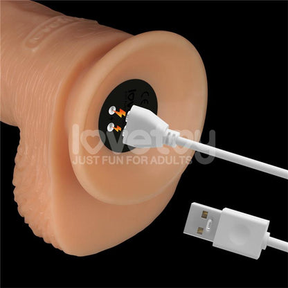 LOVETOY - ARNÉS CON DILDO CON VIBRACIÓN 9.5