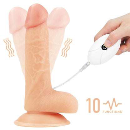 LOVETOY - ARNÉS CON DILDO CON VIBRACIÓN Y CONTROL REMOTO 7.0