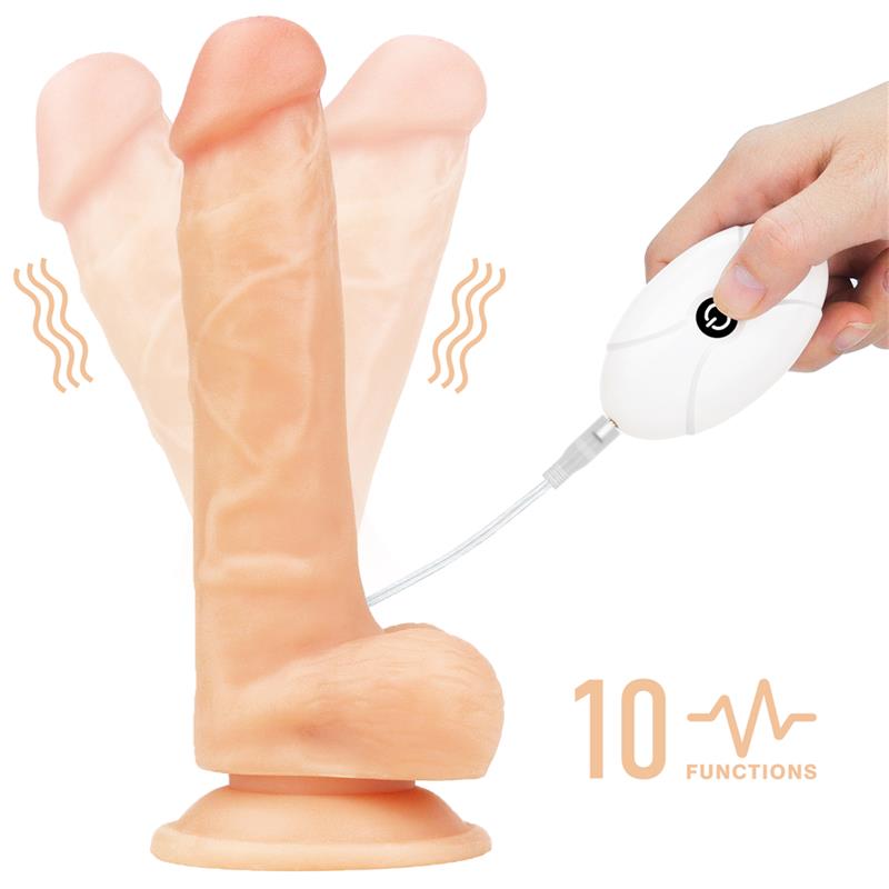LOVETOY - ARNÉS CON DILDO CON VIBRACIÓN Y CONTROL REMOTO 7.5