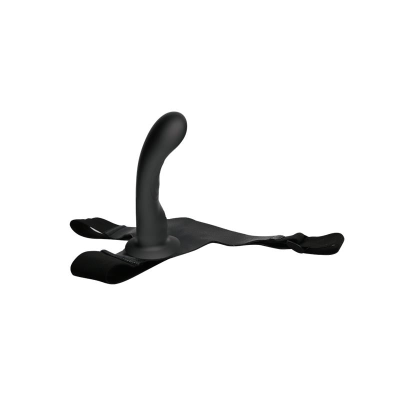 BAILE - ARNÉS CON DILDO DE SILICONA NEGRO