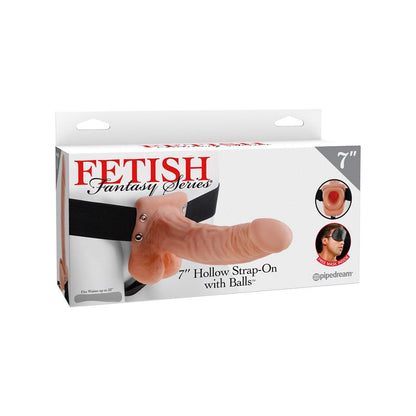 FETISH FANTASY SERIES - ARNÉS CON DILDO HUECO 7 NATURAL