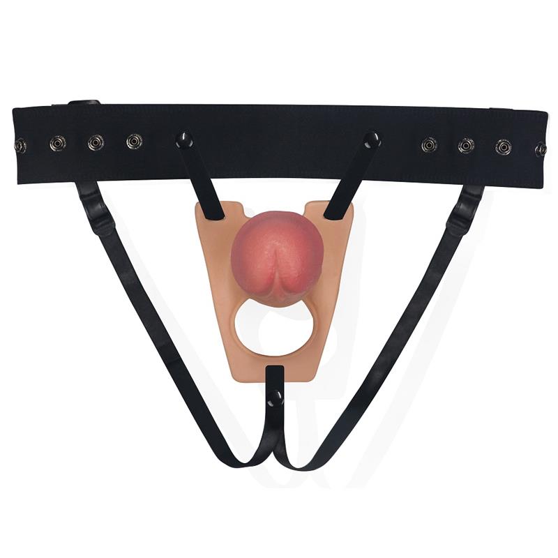 LOVETOY - ARNÉS CON DILDO HUECO AJUSTABLE 8.5