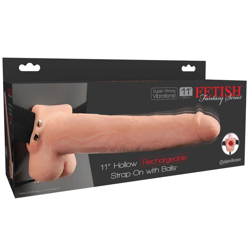 FETISH FANTASY SERIES - ARNÉS CON DILDO HUECO CON VIBRACIÓN 11