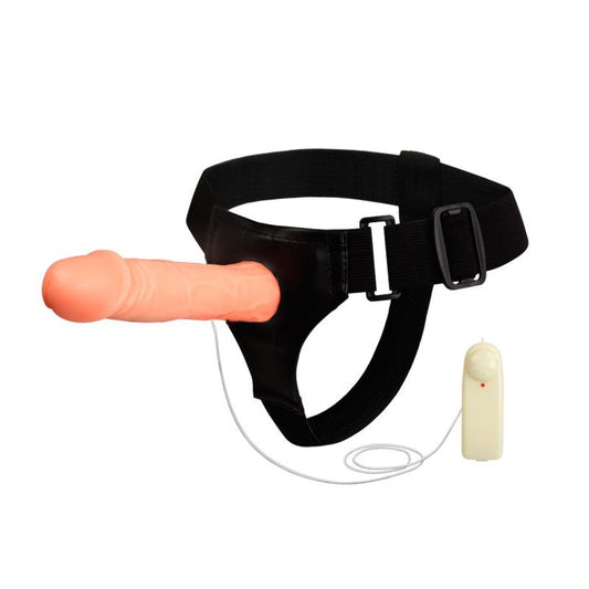 BAILE - ARNÉS CON DILDO HUECO JESSICA 18 CM