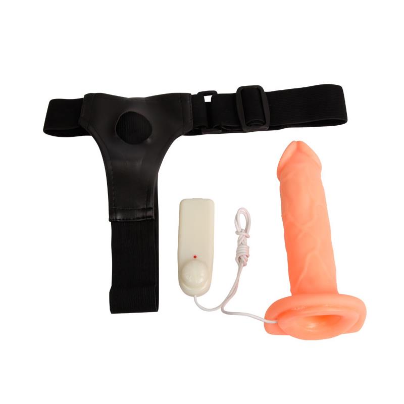 BAILE - ARNÉS CON DILDO HUECO JESSICA 18 CM