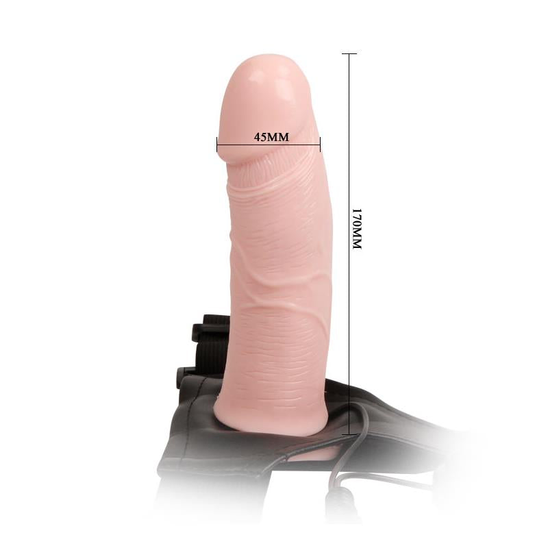 BAILE - ARNÉS CON DILDO HUECO MENS PANTS VIBRADOR