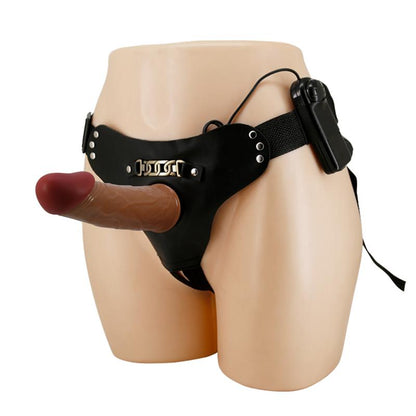 PRETTYLOVE - ARNÉS CON DILDO HUECO Y VIBRACIÓN CON CONTROL REMOTO STARKS
