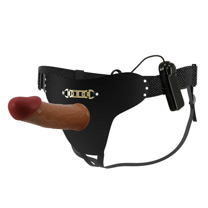 PRETTYLOVE - ARNÉS CON DILDO HUECO Y VIBRACIÓN CON CONTROL REMOTO STARKS