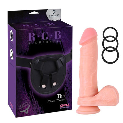 CHISA - ARNÉS CON DILDO KYLE KORVER 21 CM NATURAL