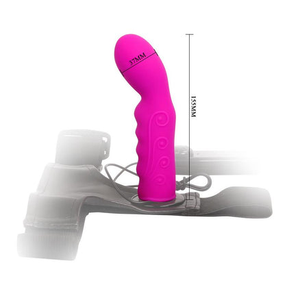BAILE - ARNÉS CON DILDO PÚRPURA 15.5 CM