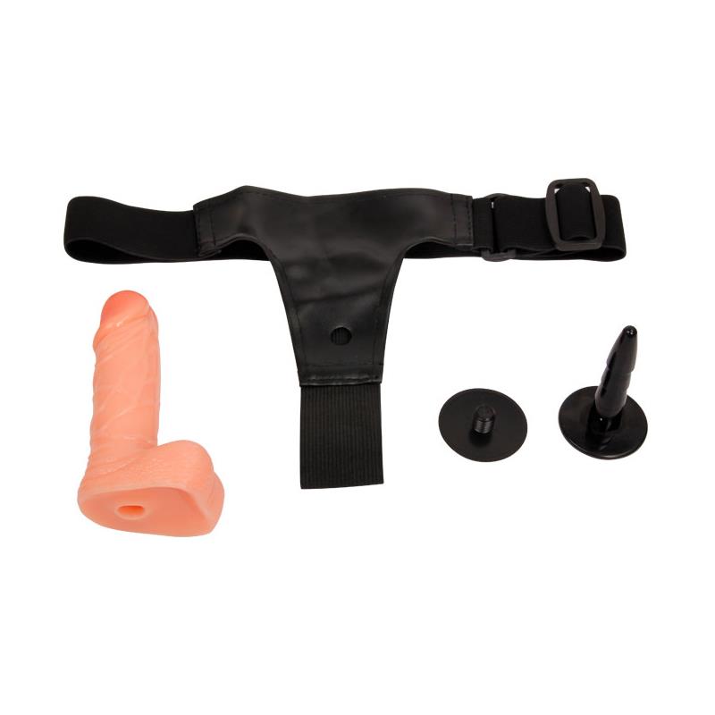 BAILE - ARNÉS CON DILDO REALISTA NATURAL 15 CM