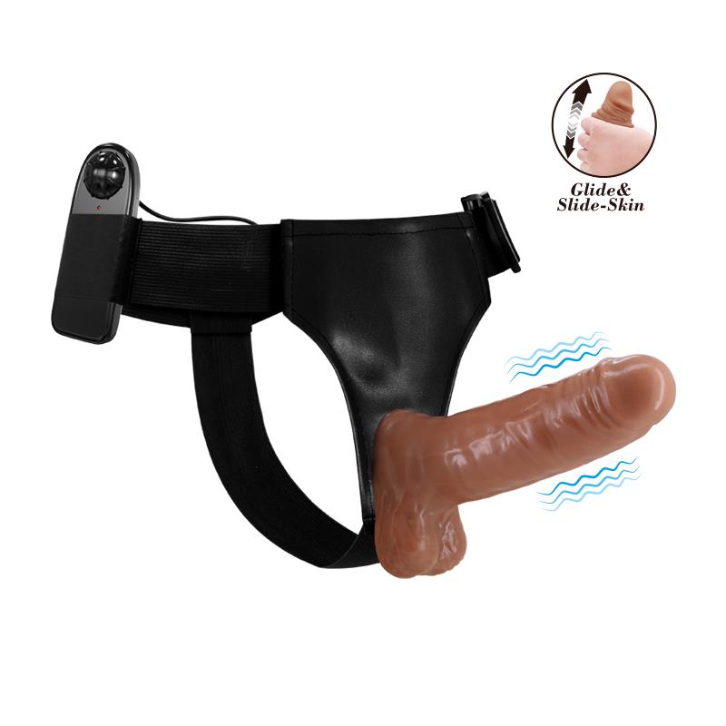 BAILE - ARNÉS CON DILDO RETRACTIL CON VIBRACIÓN